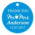 thumbnail image 1 of 100 PCS Mr & Mrs Personalized Wedding Favor Gift Paper Tags Thank You Custom Made Hang Tags, 1 of 1