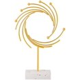 thumbnail image 1 of Abstrait Or Décoration Intérieure Tourbillon Statue Romantique Sculpture, 1 of 4