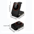 thumbnail image 3 of Smart Watch for android Phones Multifunctional Foldable Wireless Charger for android and Ios Smart Phones Watches Earphones 3 in 1 Magnetic 15W Wireless Fast Charger with Led Light, 3 of 9