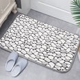 thumbnail image 1 of RYRDWP Tapis de Bain en Mousse à Mémoire de Forme Rayée Tapis de Salle de Bain en Velours Absorbant Doux, Points sur la Face Inférieure, Tapis de Bain Lavable en Machine, Tapis de Tapis, 1 of 8