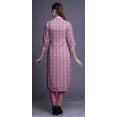 thumbnail image 3 of Bimba Printed Straight Kurtis For Women Button Down Mandarin Indian Tunic Medium, 3 of 6