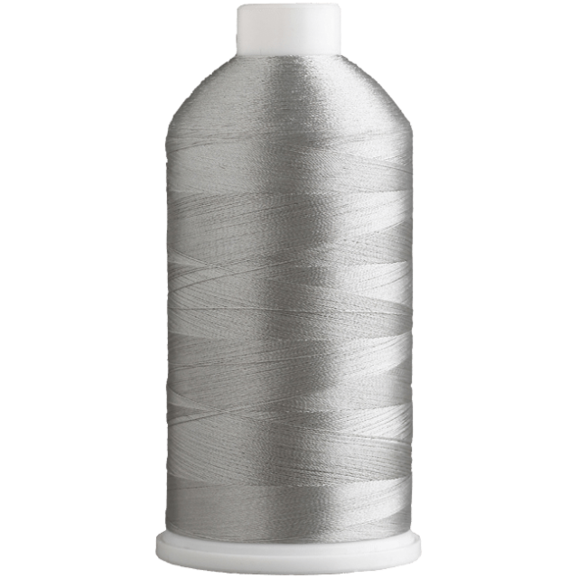 SuperB Sea Salt Gray Polyester Embroidery Thread, 5000m