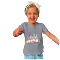 thumbnail image 4 of TIMIFIS T-Shirt de Pâques pour Tout-Petits Garçons Filles T-Shirts Graphiques Été Mignons Gnomes Lapin Œufs Imprimé Col Rond Manches Courtes, 3 Ans, 4 of 4
