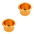 thumbnail image 1 of Decodeary Convenient Universal Cup Drink Holder for Car RV Marine Sturdy and Practical Gold 102mm 2Set, 1 of 6