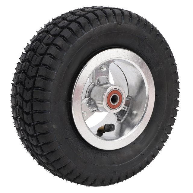 Tire Wheel Assembly, 4 inch Tyre Anti Aging Enhanced Grip Facilitated Stability Puncture Resistant Increased Control for Mini Motorcycles