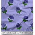 thumbnail image 1 of Soimoi Rayon Fabric Leaves & Floral Block Print Fabric by Yard 42 Inch Wide, 1 of 3