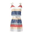 thumbnail image 3 of yoeyez Robes d'Été Décontractées pour Femmes 2024 Robes d'Été Courtes pour Femmes 2024 Robe Mini à Imprimé Rayé Robe Sans Manches Robes T-Shirt Décontractées Robe d'Été Décontractée Commandes Annulées sur Mon Compte, 3 of 5