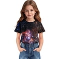 thumbnail image 4 of Jamicy T-Shirts pour Filles Mode Enfants Garçons Filles T-Shirts Graphiques 3d Cool Col Rond T-Shirt Unisexe Manches Courtes Hauts Tees, 4 of 8