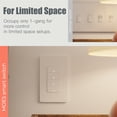 thumbnail image 3 of Smart Zigbee Home Control Switch - Versatile 4-Way Remote and Voice-Activated Light Switch, 90-250VAC, 50/60Hz, US Standard, White Design, Requires Zigbee Gateway (Not Included), 3 of 6