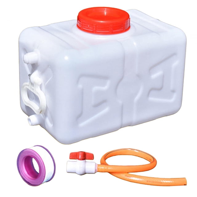 Contenant d'Eau Potable Réservoir de Stockage d'Eau d'Urgence avec Poignée Eau Potable Blanc 30 Chatons