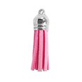 thumbnail image 1 of 28 Pieces Keychain Charms Creative Delicate Keyring Pendant Tassels Simple Handbag Decor Tassel Craft Decoration DIY Accessory Pink, 1 of 7
