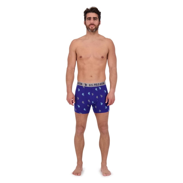 U.S. POLO ASSN. Paq. de 4 Caleçons Boxeurs Extensibles