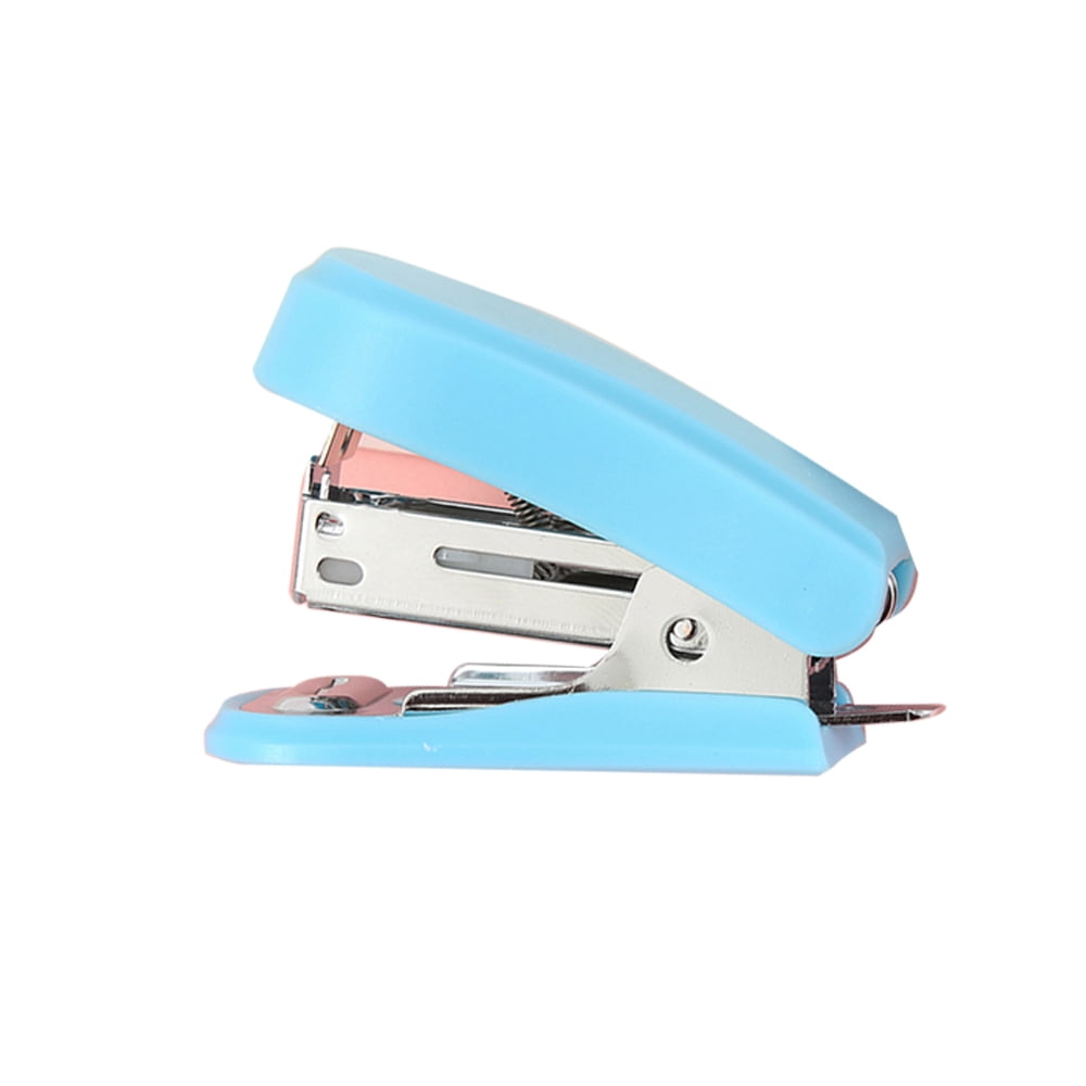 1 PCS Staplers Mini Stapler Hand Stapler Plastic Manual Paper