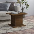 thumbnail image 1 of vidaXL Coffee Table Brown Oak 55.5x55.5x40 cm Engineered Wood, 1 of 4