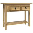 thumbnail image 2 of vidaXL Console Table Mexican Pine Corona Range 93x34.5x73 cm, 2 of 4