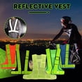 thumbnail image 3 of liraijei High Visibility Adjustable Reflective Safety Vest Reflectorize Vest Safety W9 √# F8B0, 3 of 8