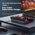 thumbnail image 3 of Portable Joystick Mechanical Keyboard Full Hot Swappable Key RGB Backlight Wired Programmable Game Keyboard ForDesktop,C,1 * Mechanical Keyboard,Khaki, 3 of 7