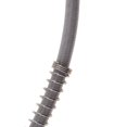 thumbnail image 2 of VONKY Motorcycle Brake Oil Hose Line Pipe Fitting Stainless Braided Steel Silver 100cm 1Set, 2 of 6