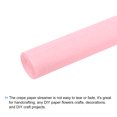 thumbnail image 3 of Unique Bargains Crepe Paper Roll Crepe Paper Decoration 7.5ft Long 20 Inch Wide, Light Pink, 3 of 5