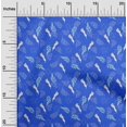 thumbnail image 2 of oneOone Velvet Blue Fabric Tropical Fabric For Sewing Printed Craft Fabric By The Yard 58 Inch Wide, 2 of 5