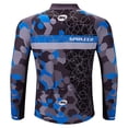 thumbnail image 3 of Sponeed Cycling Jersey Set Men Long Sleeve Reflective Breathable Bicycling Tops Bike Riding Pants Padded Blue XL, 3 of 10