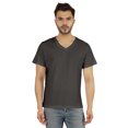 thumbnail image 1 of Inkmeso Men's V-neck Basic Tshirt Short Sleeve Solid Regular Fit Cotton Tee, 1 of 7