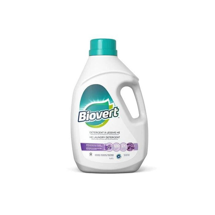 BIOVERT Coton Frais Détergent à Lessive HE Certifié Ecologo, 4.43 Litres, 100 Brassées