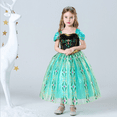 thumbnail image 4 of HAWEE Robe de Princesse pour Filles Costume d'Anna - Robe de Fête d'Anniversaire Halloween, 4 of 7