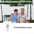 thumbnail image 3 of ETHZZLE 4Pcs Hammock Swing Chair Spring Heavy Duty Metal Silver for Outdoor Activities, 3 of 8
