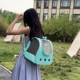 thumbnail image 5 of Lisbinx Cats Bag Foldable Breathable Cats Bag Backpack Cats Walking Backpack Portable Suitable for Walking Cats Outside, 5 of 5