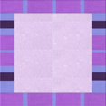 thumbnail image 1 of Ahgly Tapis d'Intérieur Lavable en Machine Carré Transitionnel Lilas Pâle Violet, 5 Pieds Carré, 1 of 7