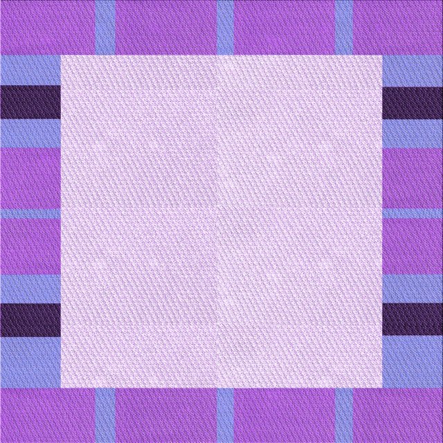 Ahgly Tapis d'Intérieur Lavable en Machine Carré Transitionnel Lilas Pâle Violet, 5 Pieds Carré