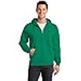 thumbnail image 3 of Port & Company Men's Classic Full Zip Hooded Sweatshirt L Kelly, 3 of 4