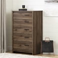 thumbnail image 1 of South Shore Tao 5-Drawer Chest for Adult, in Natural Walnut, 1 of 11