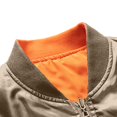 thumbnail image 3 of RXIRUCGD Manteau à Capuche Décontracté pour Homme, Coupe Ample, Uni, à Manches Longues, Sans Capuche, Manteaux d'Extérieur Décontractés, Kaki, Taille : M, 3 of 8