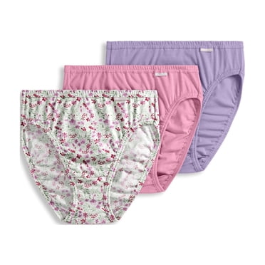 Jockey Femmes 100 % Coton Elance Coupe Française - Lot de 3