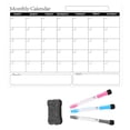 thumbnail image 2 of Wzzjkit Dry Erasable Calendar Magnetic Calendar for Fridge Kitchen Board Calendar for Refrigerator Reusable Monthly Weekly Planner with Eraser Marker Reuse Calendar 5ml, 2 of 6