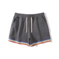 thumbnail image 3 of Teissuly Summer Shorts Discount Men's Casual Solid Color Casual Drawstring Pockets Elastic Sports Shorts, 3 of 3