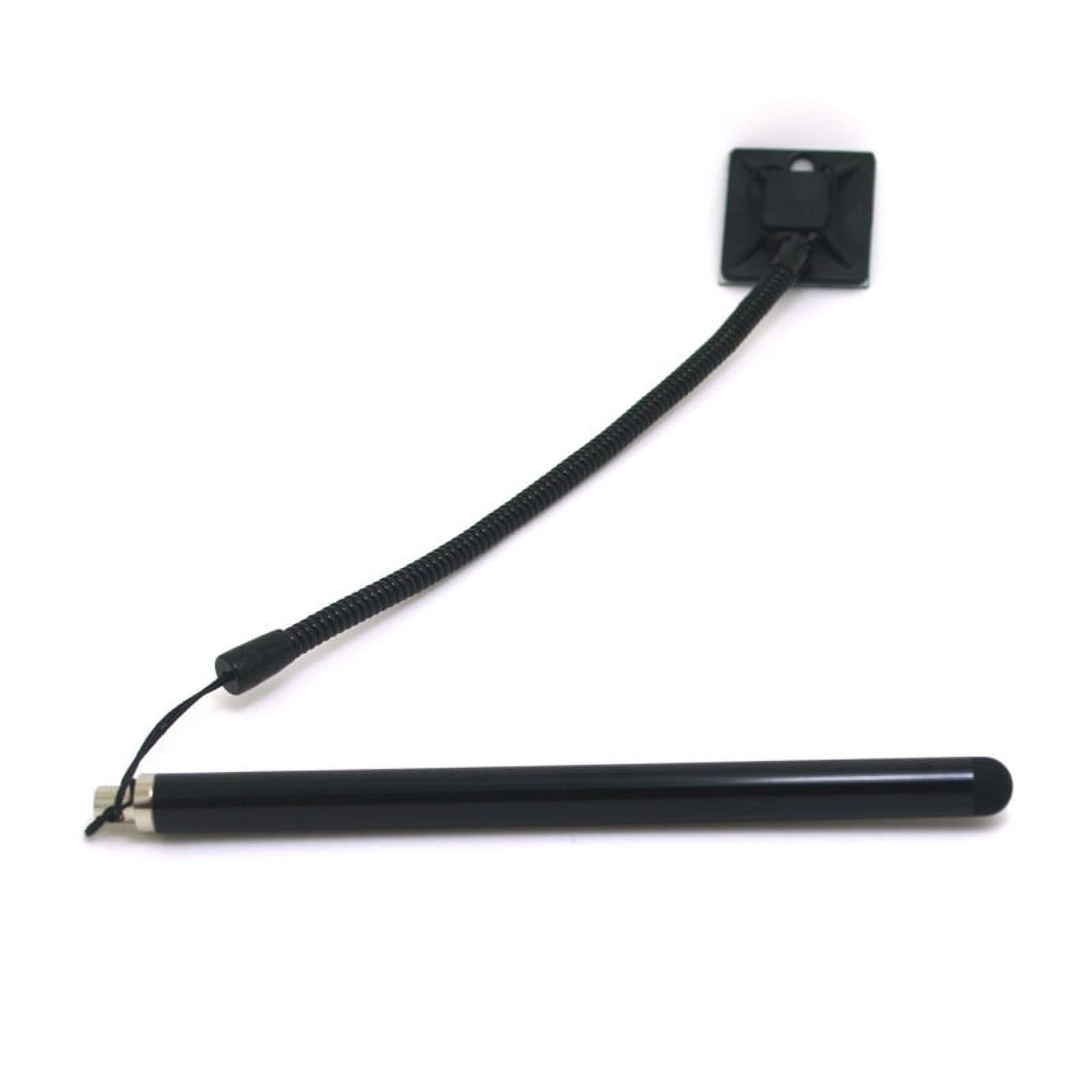 Stylus Pen by Capacitive Stylus (2-Pack), Stylus Pen Multi Pack - Jet Black（Pen+spring rope+fixing seat）