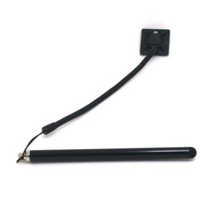 Stylus Pen by Capacitive Stylus (2-Pack), Stylus Pen Multi Pack - Jet Black（Pen+spring rope+fixing seat）