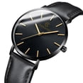 thumbnail image 1 of Heliisoer Men Trendy Ultra Thin Minimalist Watch Stainless Steel Quartz, 1 of 3