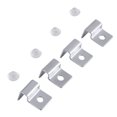 thumbnail image 1 of 4 Pcs Fish  Cover Bracket, Aquarium Cover Clip Stainless Steel Fish  Top Cover Clips With Silicone Cushion Easy To Install  Cover Clips Holder For Fish, 1 of 8