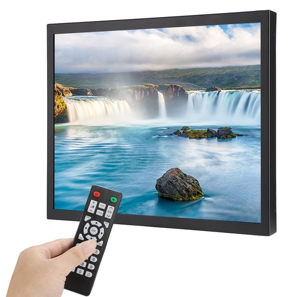 Embedded Monitor Resistive Monitor TFT Screen Industrial Metal PC For CCTVs EU Plug
