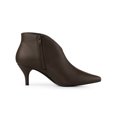 thumbnail image 3 of Unique Bargains Bottines à Talons Aiguilles Découpées pour Femmes Café 7, 3 of 7