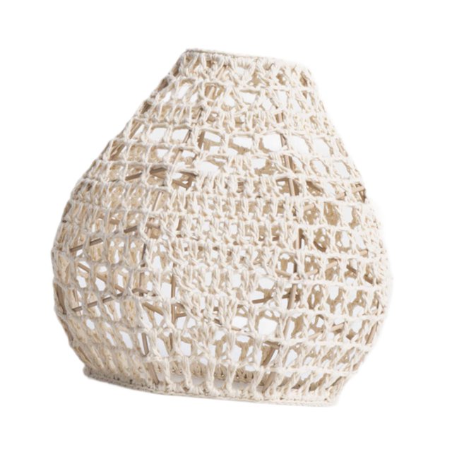 Esquirla Ceiling Lantern Cover Decor Woven Lampshade for Farmhouse House Dining Table