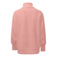 thumbnail image 5 of Timegard Sweaters for Women Christmas Print High Neck Long Sleeve Tops Loose Comfy Pullover Fall Winter, 5 of 5
