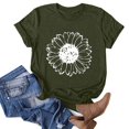 thumbnail image 1 of Babysbule Liquidation de Hauts pour Femmes T-shirt à Col Rond Imprimé à Manches Courtes de Mode pour Femmes Chemise Décontractée Ample Hauts, 1 of 6