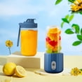 thumbnail image 1 of TopLLC Portable Rechargeable Juicer Small Juicer Cup Juicer Cup Student Home Multifunctional Juicer Machine 380ml Cordless juicer, 1 of 8