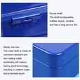 thumbnail image 3 of ZheElen Lightweight Portable Metal Money Box - Cash Safe And Organized Easy To Money Box With Double Layer blue 1Set, 3 of 6