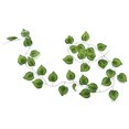 thumbnail image 3 of Artificial Hanging Plants, Artificial Plants Easy To Install Silk Cloth Simulation Watermelon Leaf  For Weddings For Parties For Gardens For Home Decorations, 3 of 8